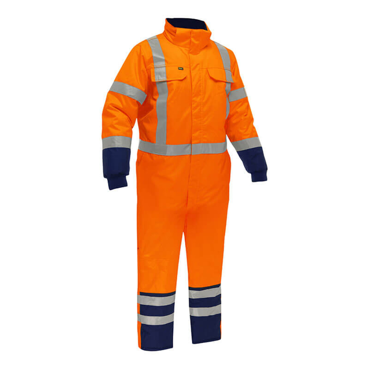 PIP Bisley Extreme Cold Coverall with | Orange | Small